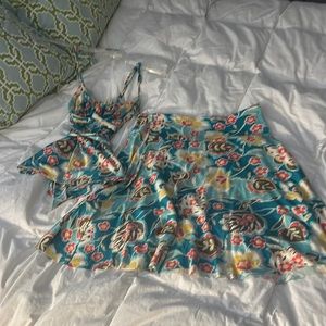 Two piece top and skirt from Brazil